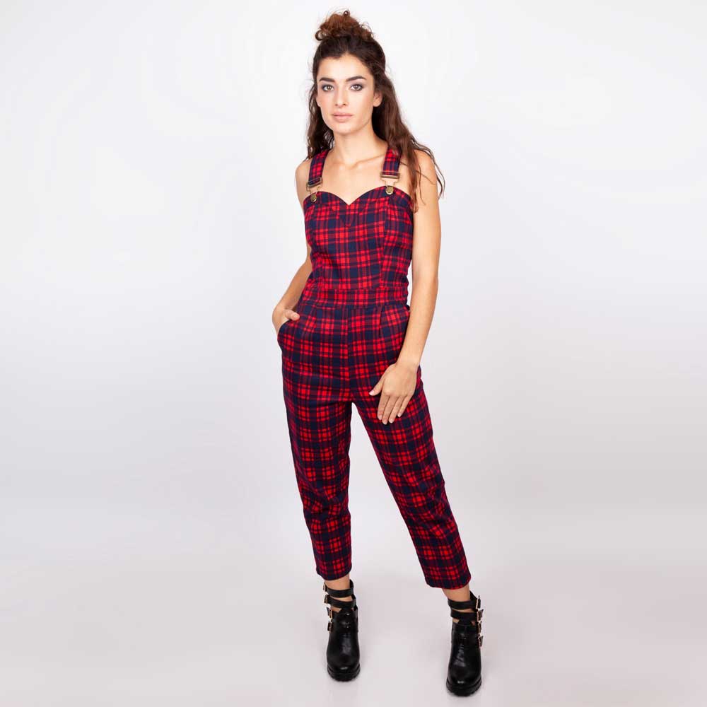 Jawbreaker - Just checking Jumpsuit - Rouge/Bleu